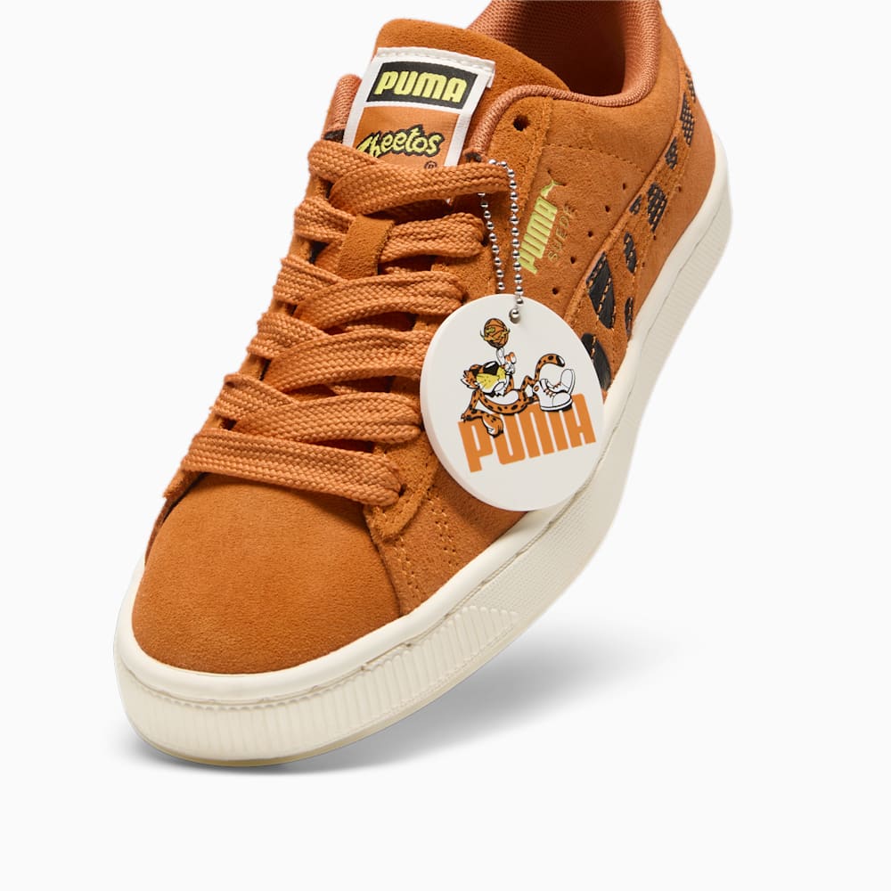 Puma PUMA x CHEETOS® Suede Big Kids Sneakers - Rickie Orange-For All Time Red-Warm White