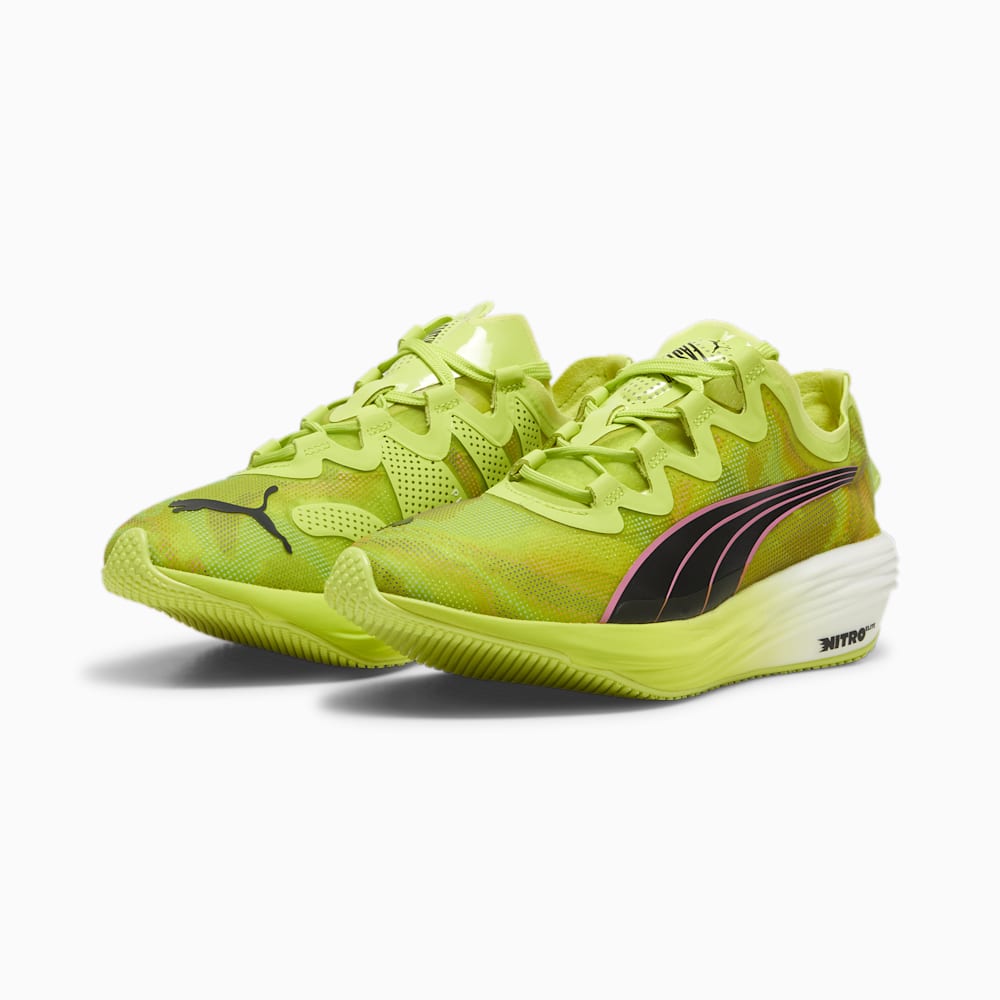 Puma FAST-FWD NITRO™ Elite Running Shoes - Lime Pow-Black-Poison Pink