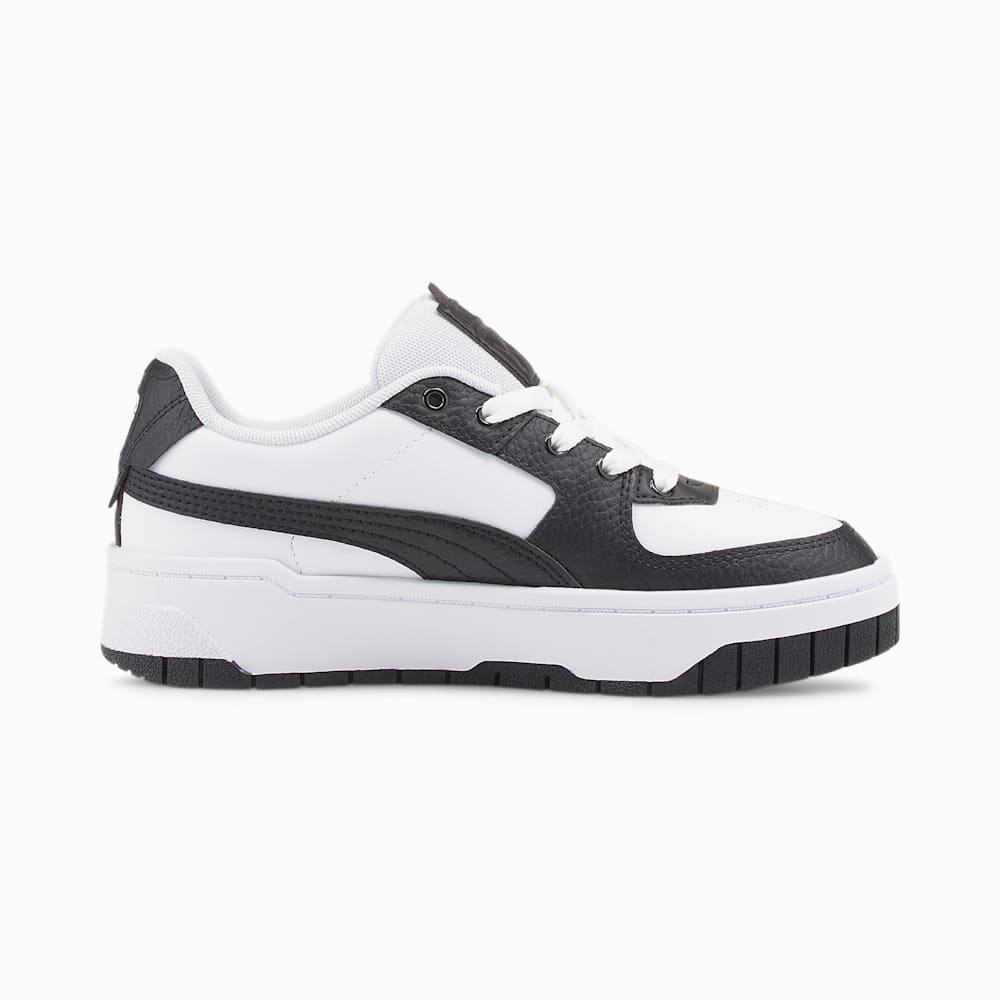 Puma Cali Dream Leather Big Kids Sneakers - White-Black