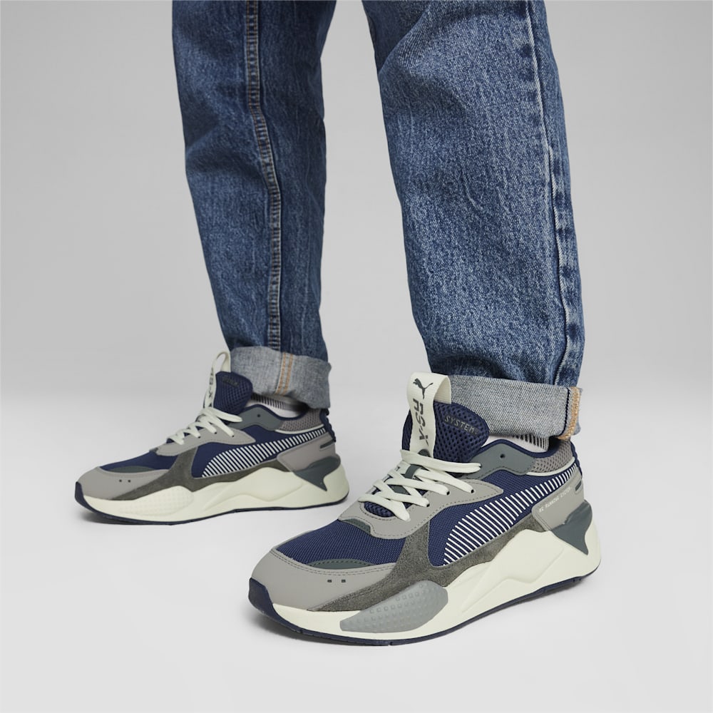 Puma RS-X Suede Sneakers - Club Navy-Stormy Slate