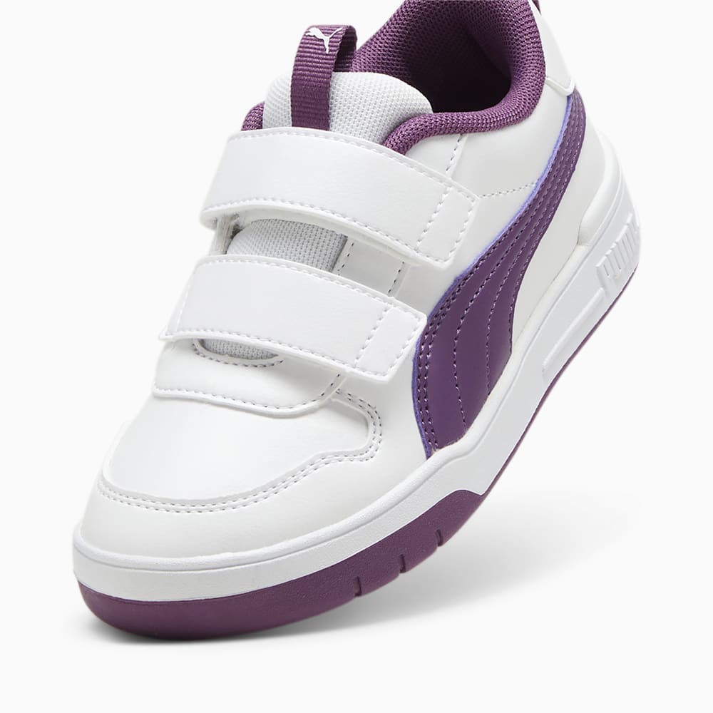 Puma Multiflex SL V Little Kids Sneakers - White-Crushed Berry