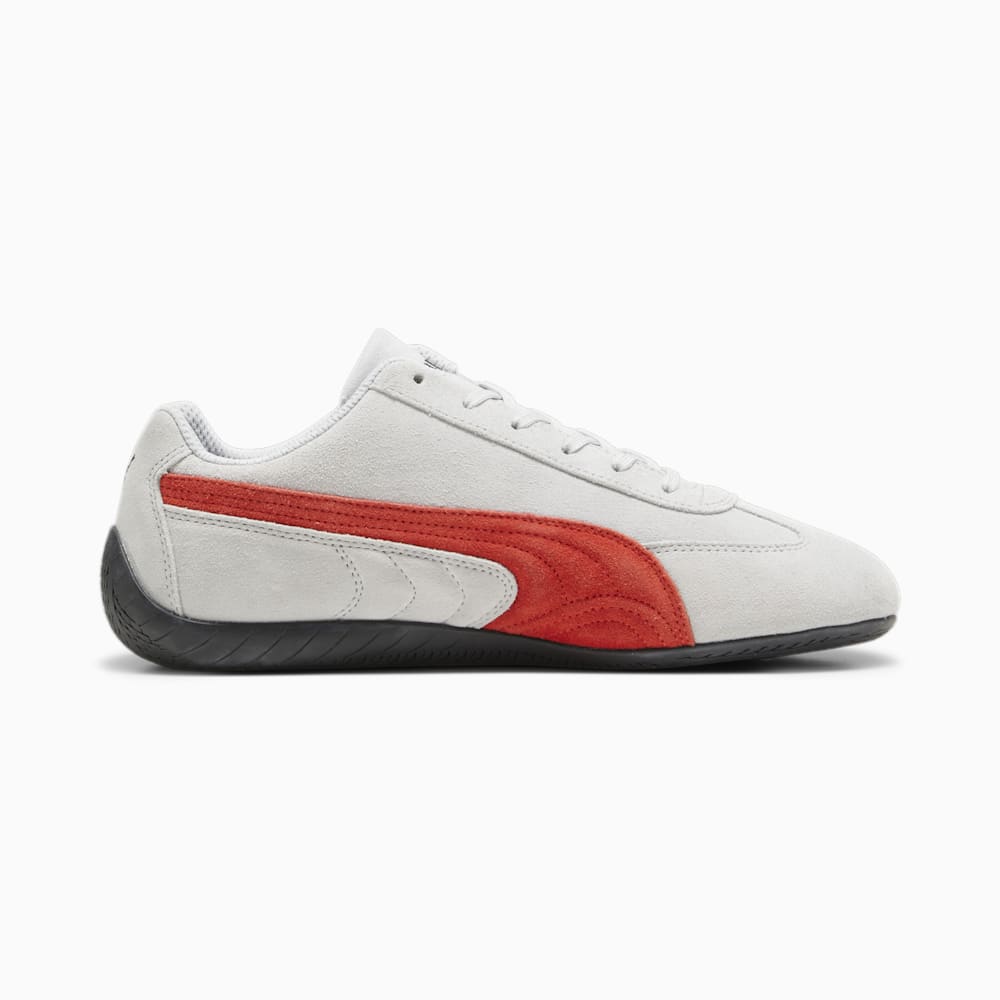 Puma Speedcat Shield SD Driving Shoes - Ash Gray-For All Time Red-Black