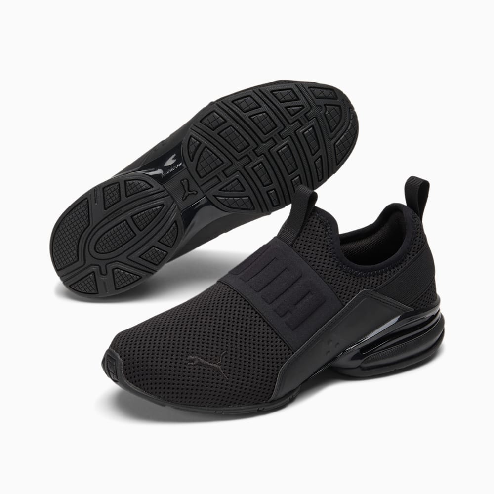 Puma Axelion Slip-On Shoes - Black-Black