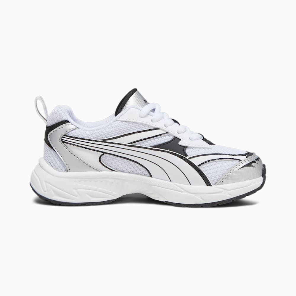 Puma Morphic Basic Little Kids Sneakers - Feather Gray-Black