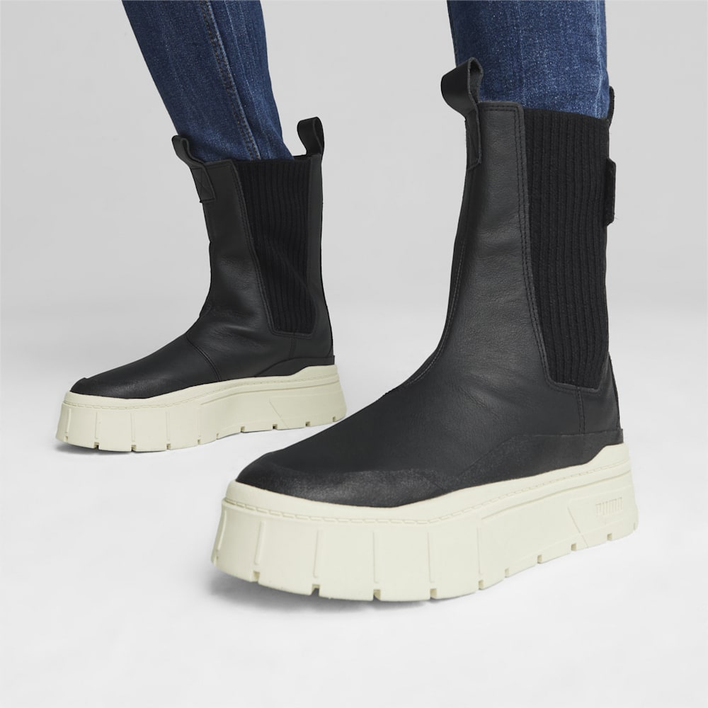 Puma Mayze Stack Chelsea Winter Boots - Black