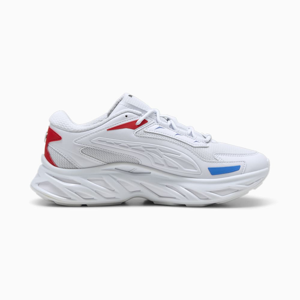 Puma BMW M Motorsport Exotek NITRO™ Sneakers - Silver Mist-Pop Red-Cool Cobalt