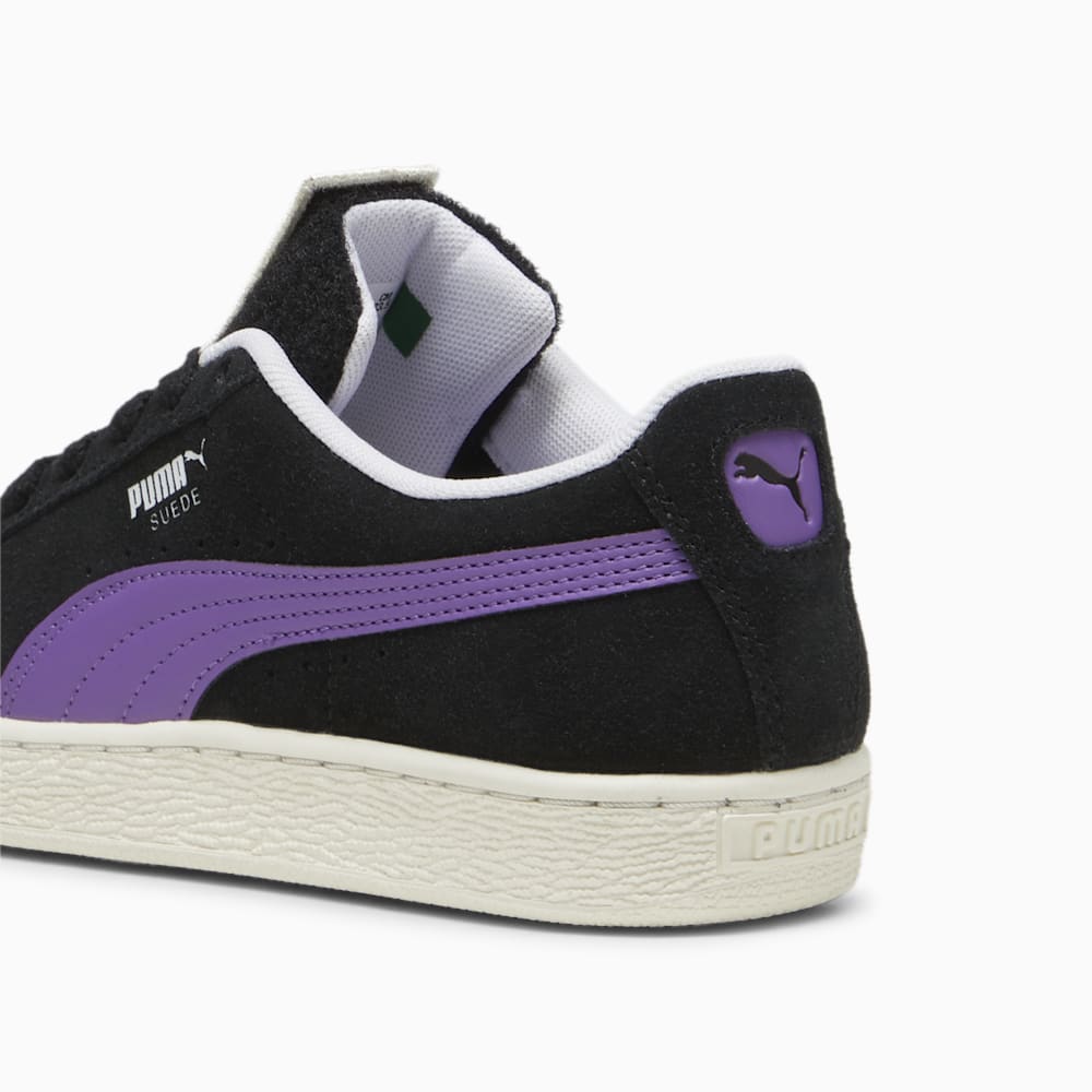 Puma For the Fanbase Suede Patch Sneakers - Black-Ultraviolet