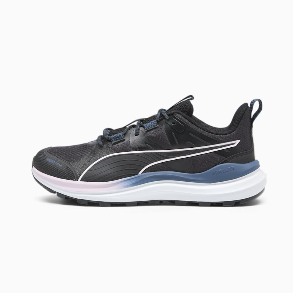 Puma Reflect Lite Trail Running Shoe - Black-Silver Mist-Ocean Tropic