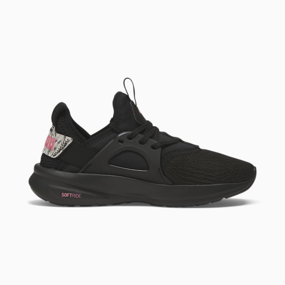 Puma Enzo Evo FelineFine Wide Running Sneakers - Black-Passionfruit