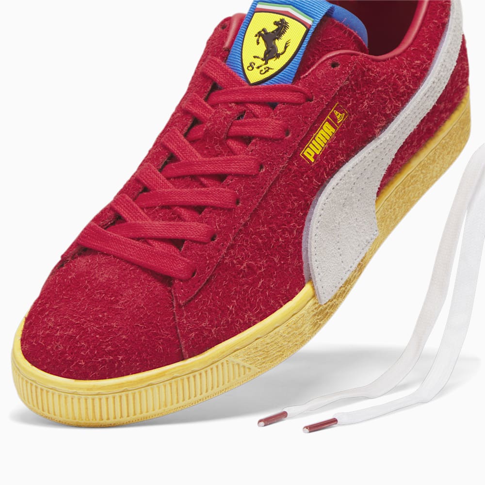 Puma SCUDERIA FERRARI x JOSHUA VIDES Suede Sneakers - White-Black