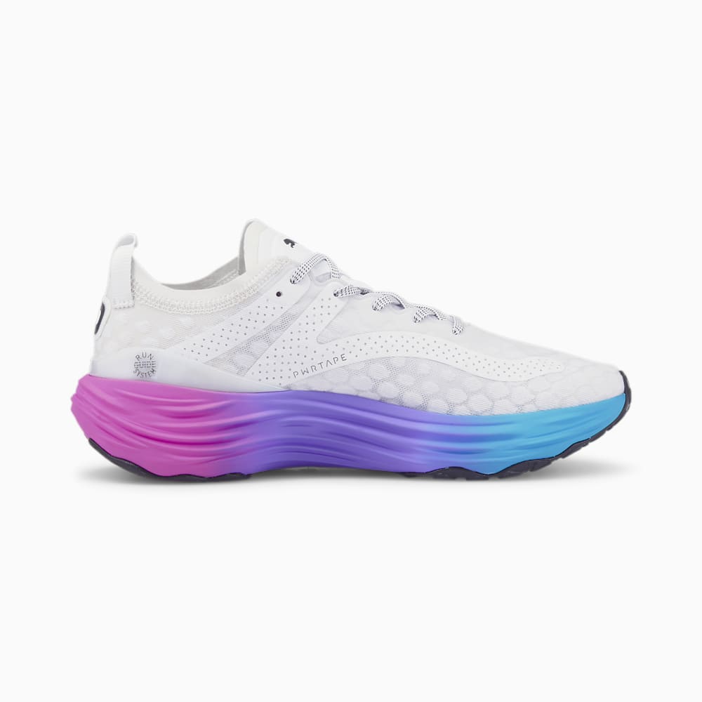 Puma ForeverRun NITRO™ SUNSET Running Shoes - White-Luminous Blue-Electric Orchid