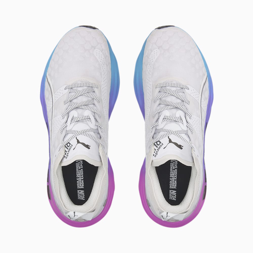 Puma ForeverRun NITRO™ SUNSET Running Shoes - White-Luminous Blue-Electric Orchid