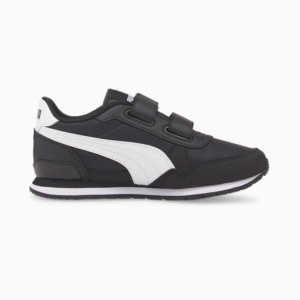 Puma ST Runner v3 NL Little Kids Shoes - Black-White