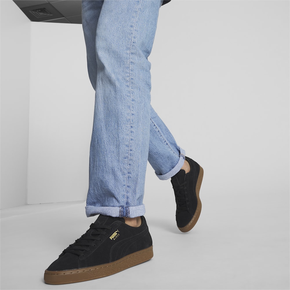 Puma Suede Gum Sneakers - Black-Gum