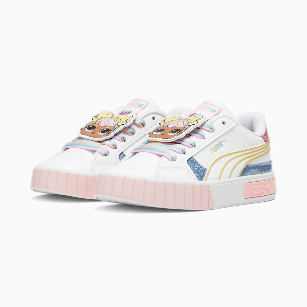 Puma PUMA x L.O.L. SURPRISE! Cali Star Little Kids Sneakers - White-Flaxen-Racing Blue