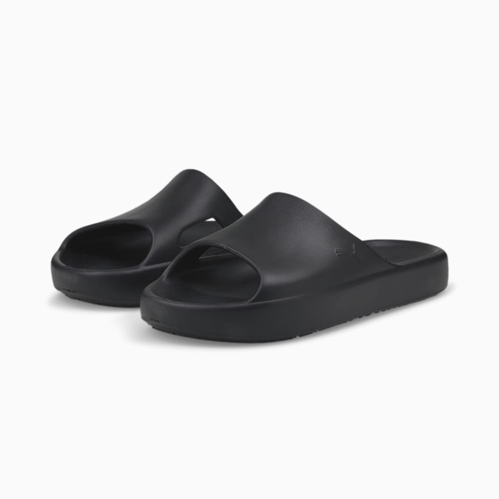 Puma Shibui Cat Slides - Black-Black