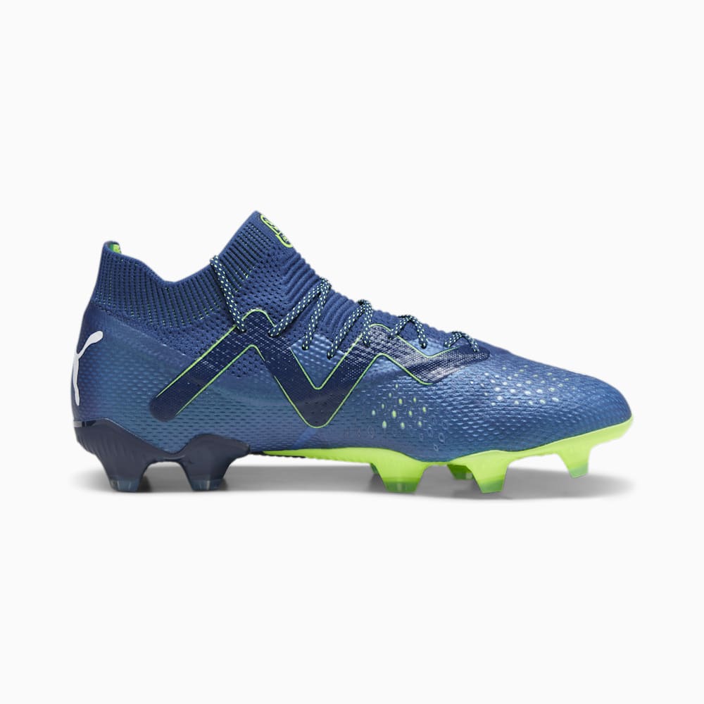 Puma FUTURE ULTIMATE FG/AG Soccer Cleats - Persian Blue-White-Pro Green