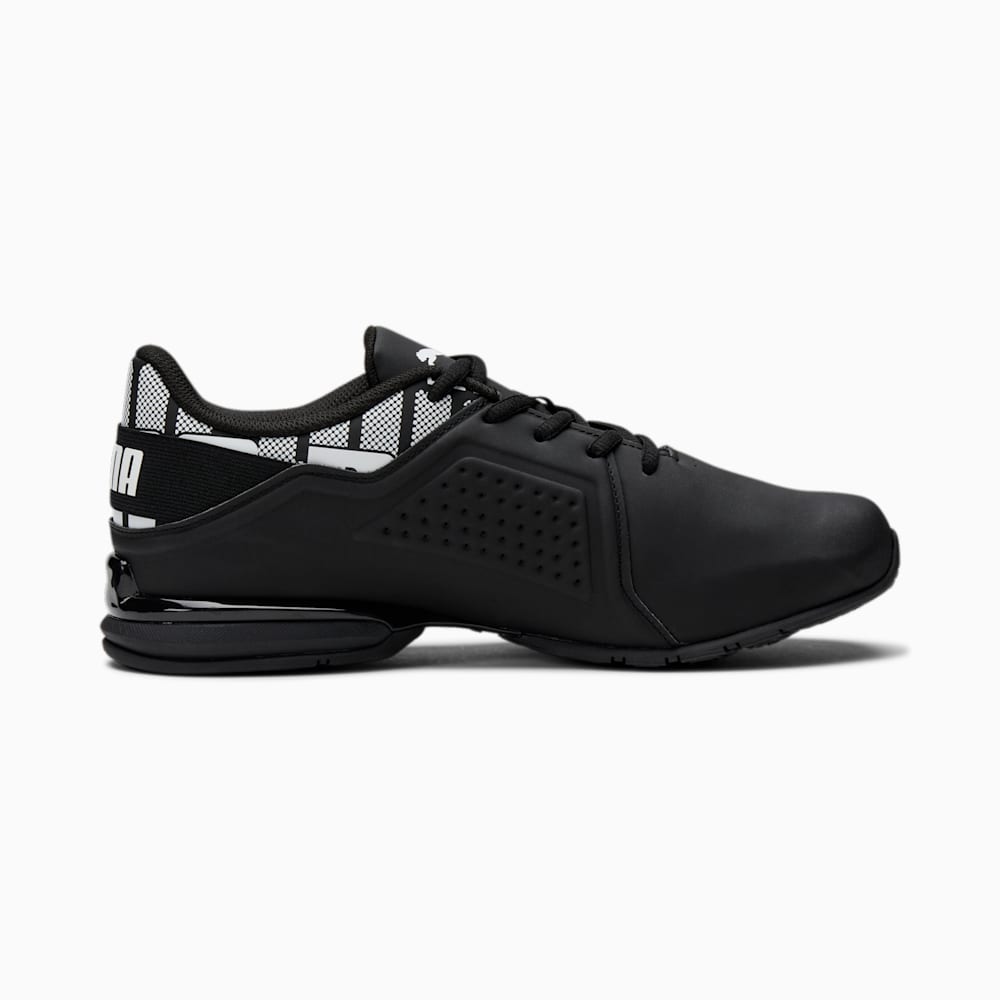 Puma Viz Runner Repeat Running Sneakers - Black-White