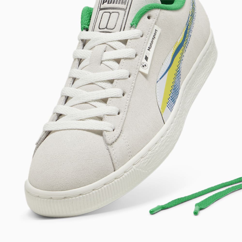 Puma BMW M Motorsport Suede Lichtenstein Sneakers - Warm White-Green