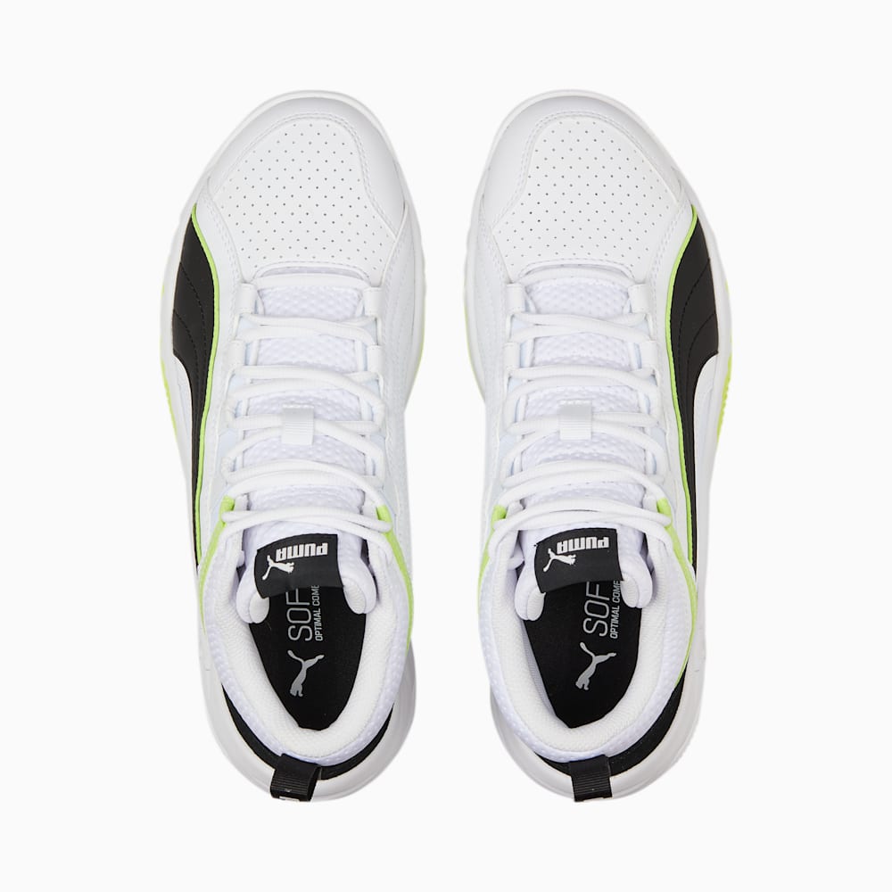 Puma Rebound Future Evo Core Sneakers - White-Black-Light Lime