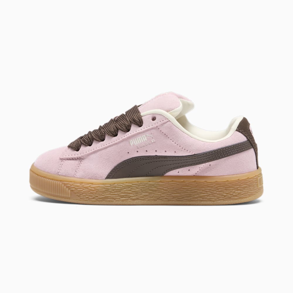 Puma Suede XL Skate Big Kids Sneakers - Peach Smoothie-Chestnut Brown-Frosted Ivory