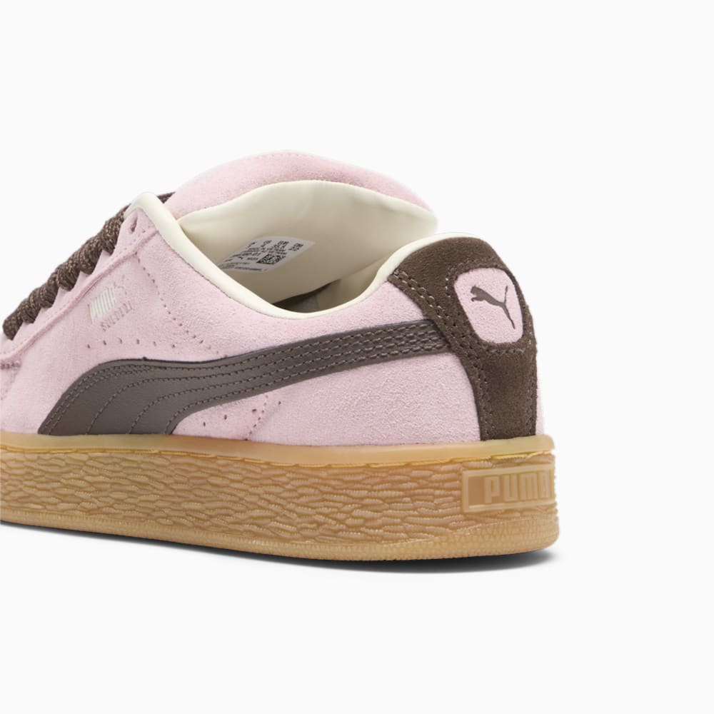 Puma Suede XL Skate Big Kids Sneakers - Peach Smoothie-Chestnut Brown-Frosted Ivory