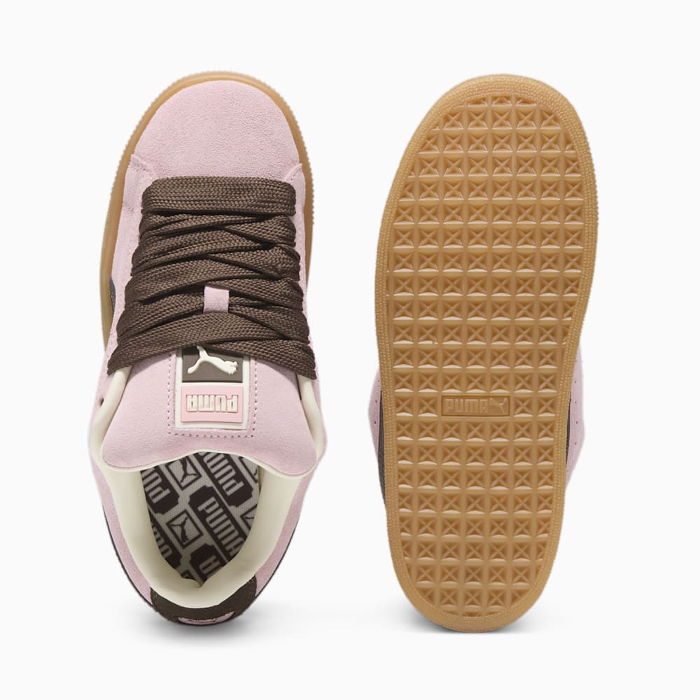 Puma Suede XL Skate Big Kids Sneakers - Peach Smoothie-Chestnut Brown-Frosted Ivory