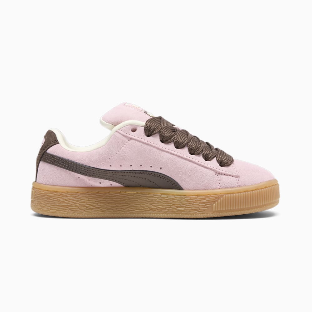 Puma Suede XL Skate Big Kids Sneakers - Peach Smoothie-Chestnut Brown-Frosted Ivory