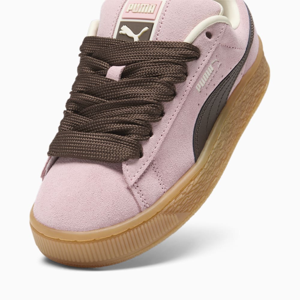 Puma Suede XL Skate Big Kids Sneakers - Peach Smoothie-Chestnut Brown-Frosted Ivory