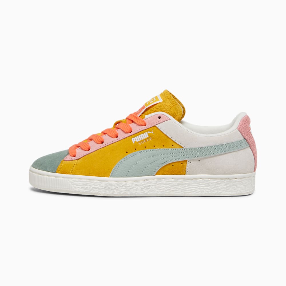 Puma Suede Icons Of Unity Sneakers - Warm White-Yellow Sizzle