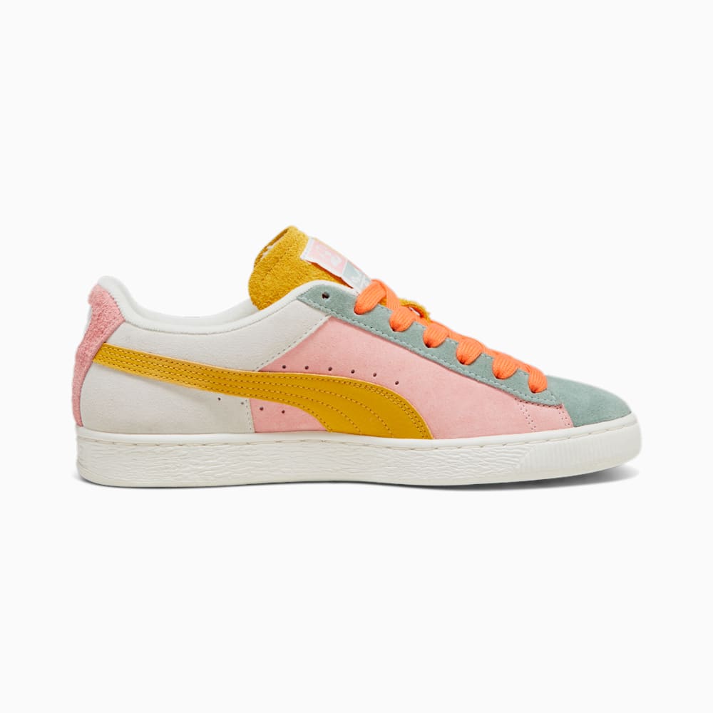 Puma Suede Icons Of Unity Sneakers - Warm White-Yellow Sizzle