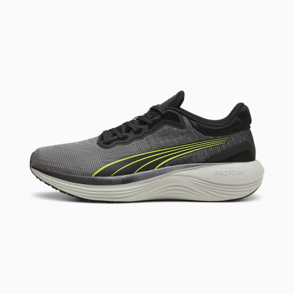 Puma Scend Pro Ultra Running Shoe - Black-Lime Pow