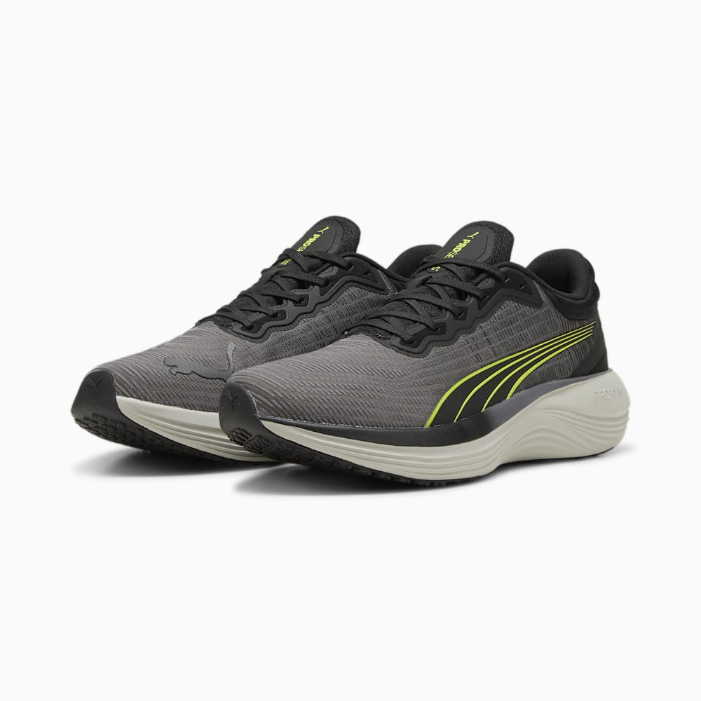 Puma Scend Pro Ultra Running Shoe - Black-Lime Pow