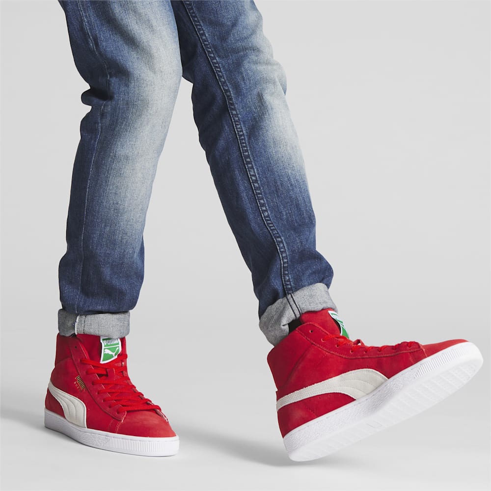 Puma Suede Mid XXI Sneakers - High Risk Red-White