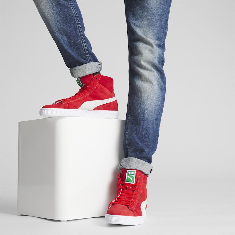 Puma Suede Mid XXI Sneakers - High Risk Red-White