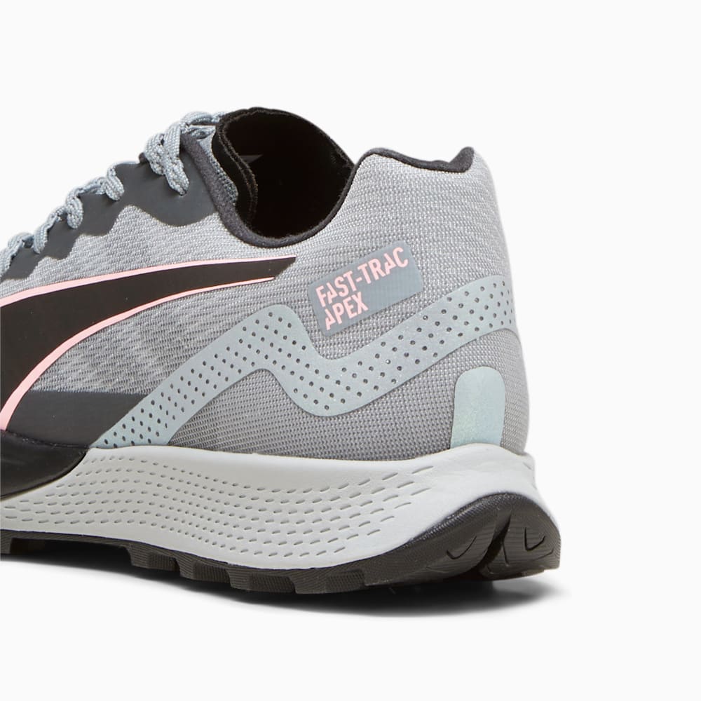 Puma SEASONS Fast-Trac Apex NITRO™ Running Shoes - Koral Ice-Cool Mid Gray-Black