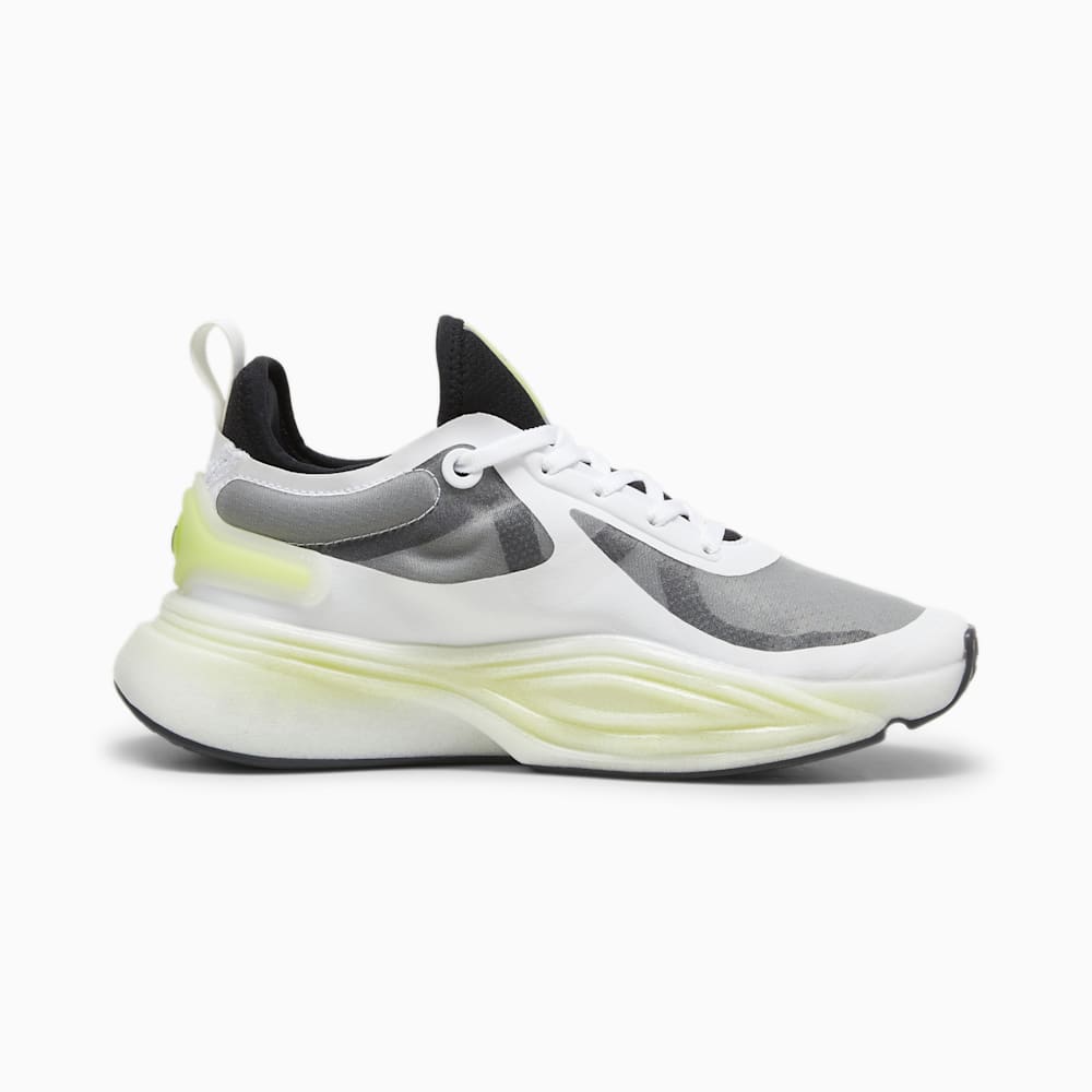 Puma PWR NITRO™ Squared Training Shoes - White-Black-Lime Pow