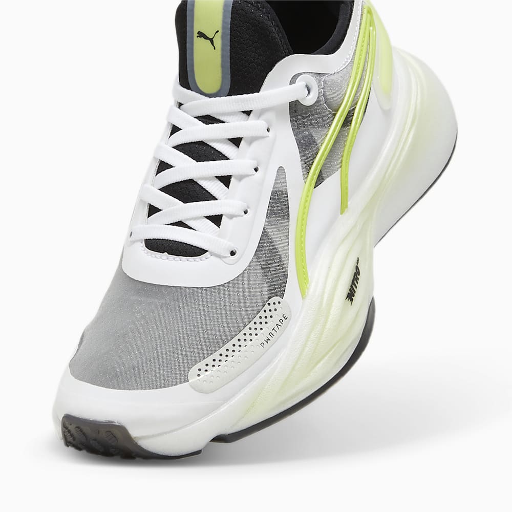 Puma PWR NITRO™ Squared Training Shoes - White-Black-Lime Pow