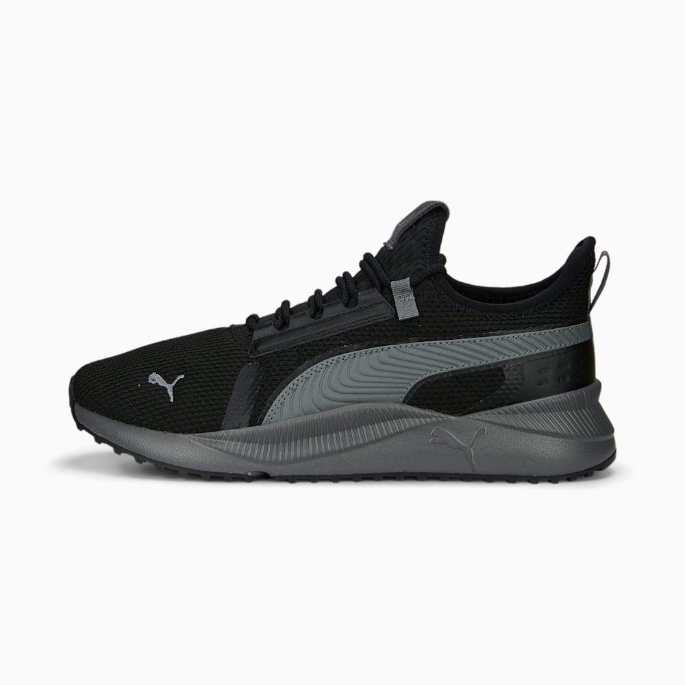 Puma Pacer Future Street Knit Sneakers - Black-Cool Dark Gray