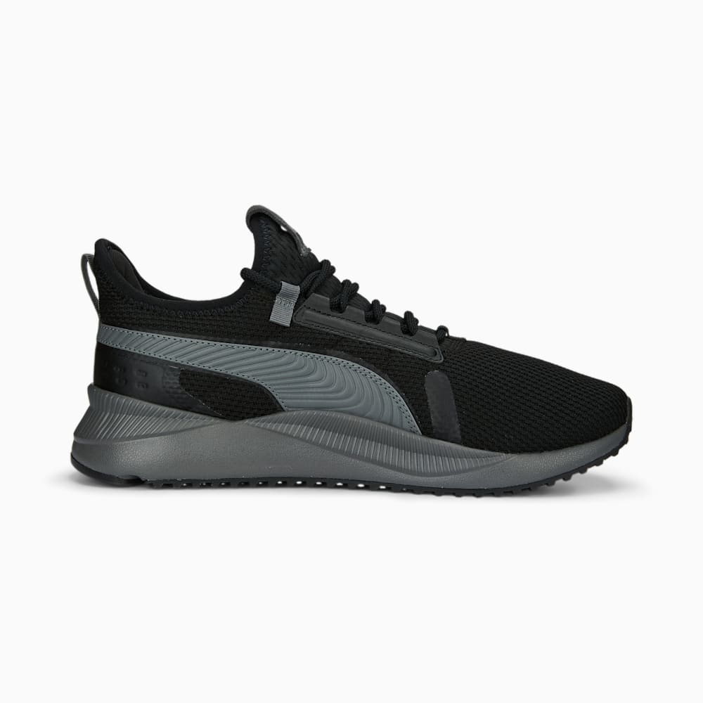 Puma Pacer Future Street Knit Sneakers - Black-Cool Dark Gray