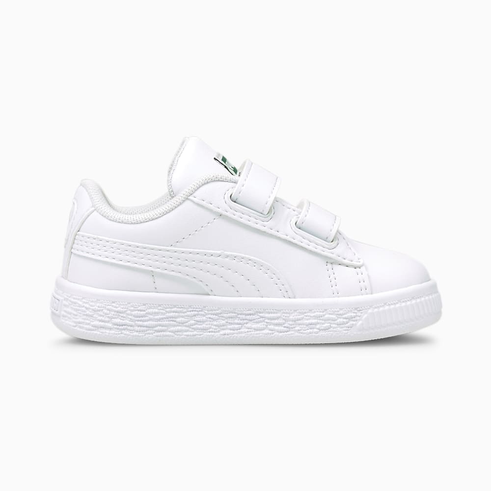 Puma Basket Classic XXI Toddler Shoes - White-White