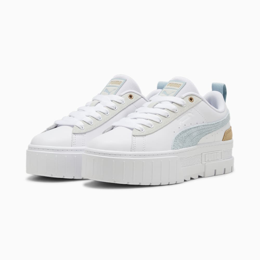 Puma Mayze Mix Sneakers - White-Turquoise Surf