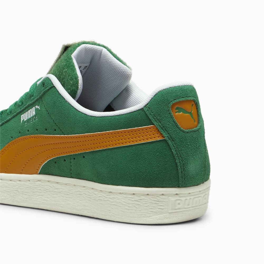 Puma For the Fanbase Suede Patch Sneakers - Archive Green-Frosted Ivory