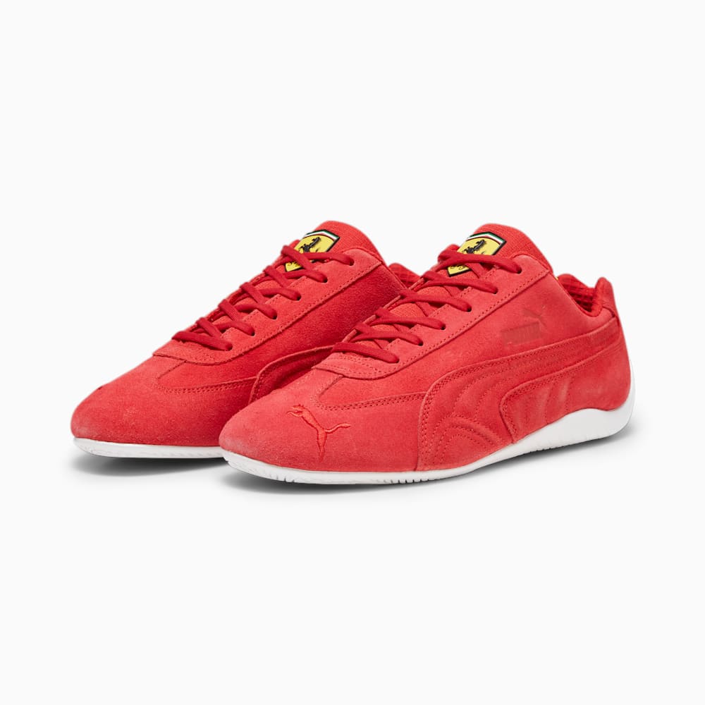 Puma Scuderia Ferrari Speedcat Driving Shoes - Rosso Corsa-White