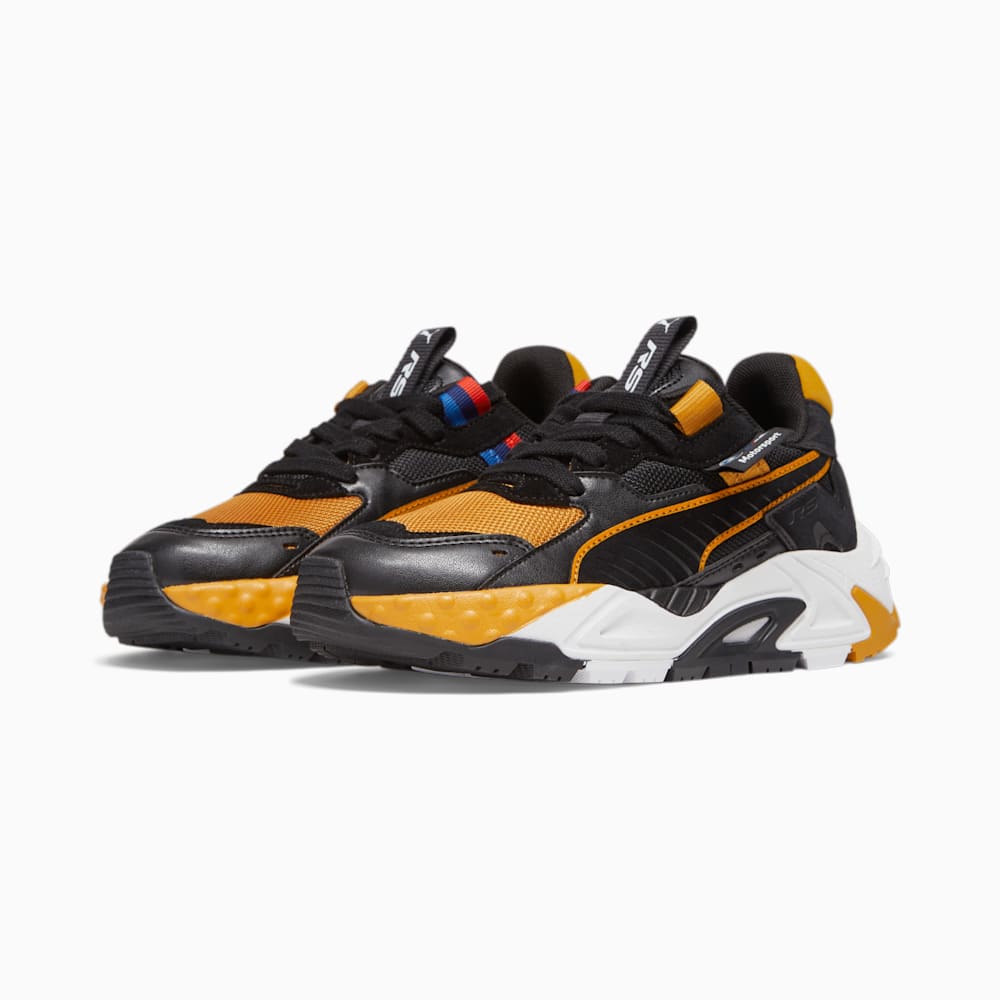 Puma BMW M Motorsport RS-Trck Big Kids Sneakers - Black-Amber