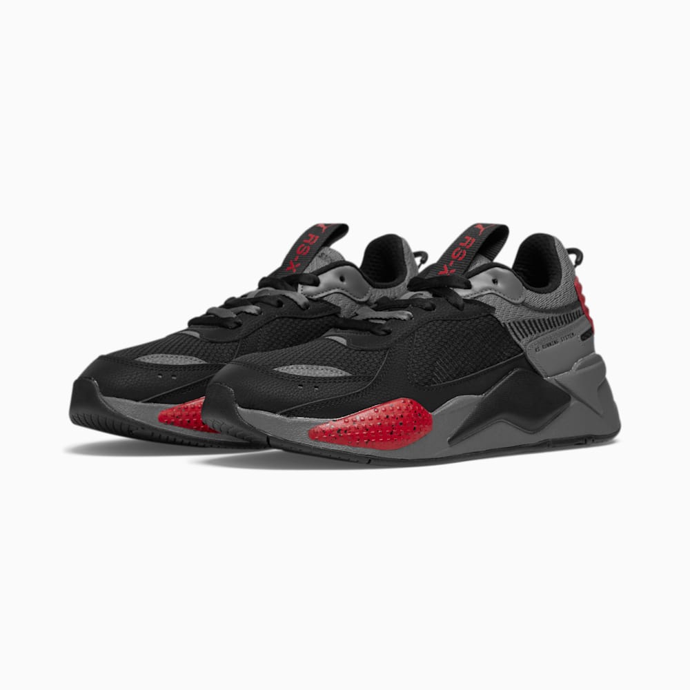 Puma RS-X Halves Sneakers - CASTLEROCK-Black-High Risk Red