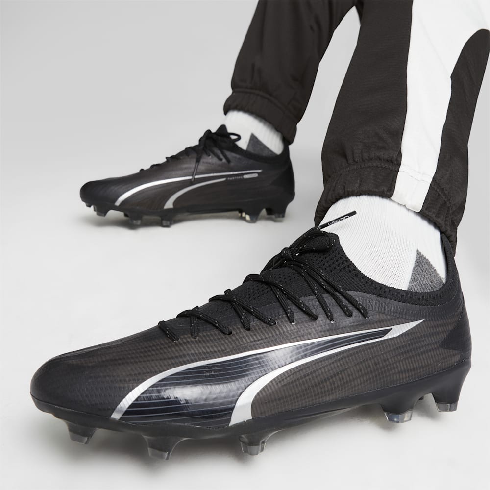 Puma ULTRA ULTIMATE FG/AG Soccer Cleats - Black-Asphalt