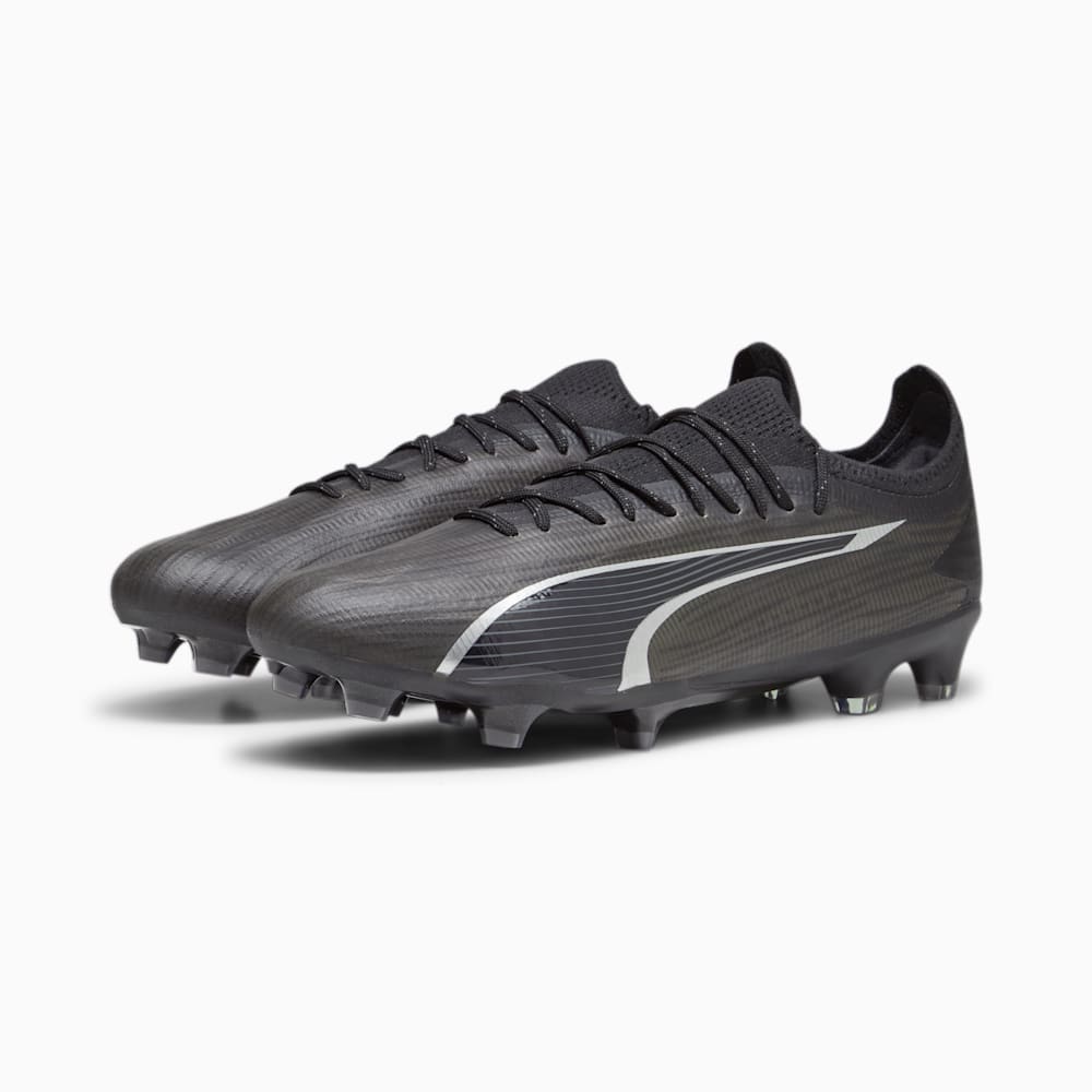 Puma ULTRA ULTIMATE FG/AG Soccer Cleats - Black-Asphalt