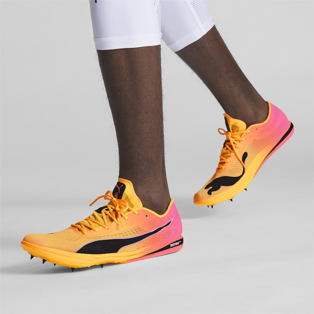 Puma evoSPEED Long Distance NITRO™ Elite+ Track Spikes - Sun Stream-Sunset Glow-Black