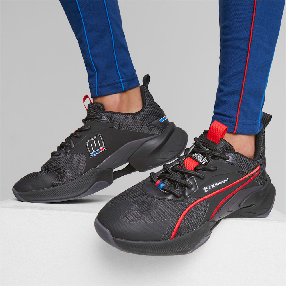 Puma BMW M Motorsport LGND Renegade Garage Crews Sneakers - Black-Dark Coal